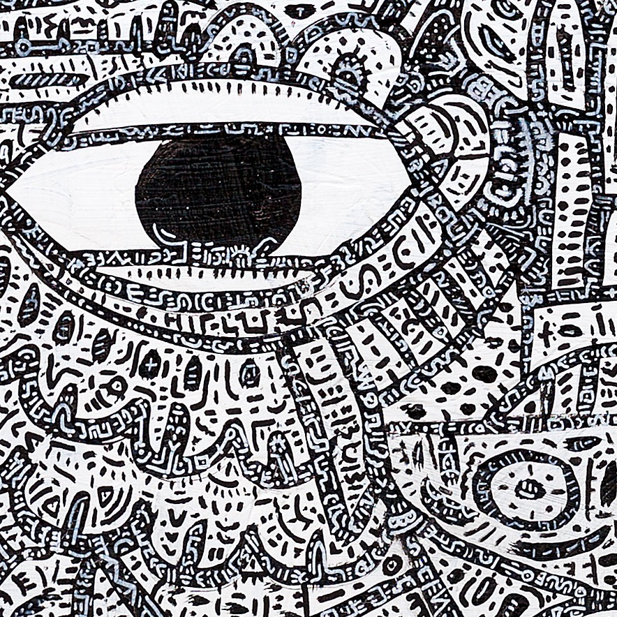 Oeuvres Excerpts Telegram/de L Avantage D Exister, painting artwork by Space Raphaël