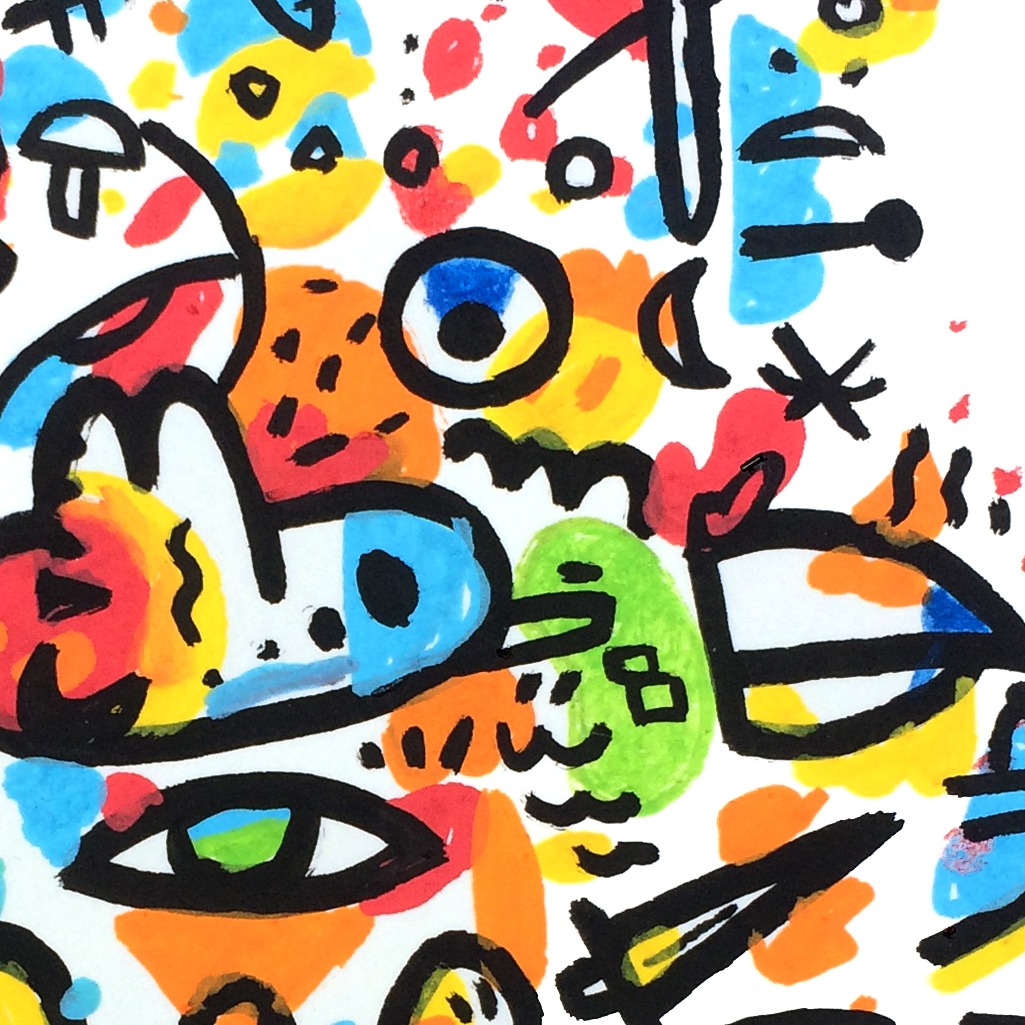 Oeuvres Excerpts Telegram/dedans A L Epreuve, painting artwork by Space Raphaël