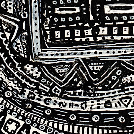 Oeuvres Excerpts Telegram/down There, painting artwork by Space Raphaël