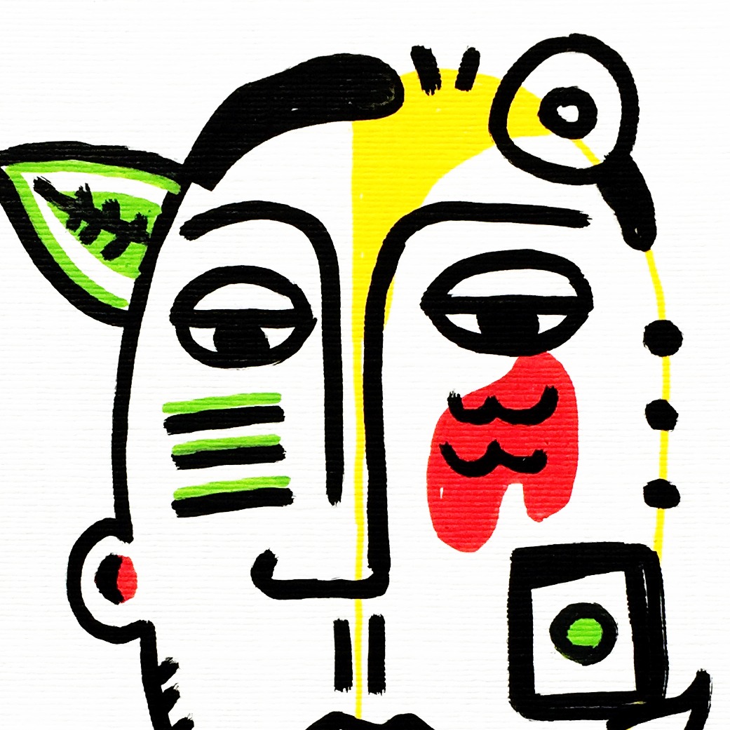 Oeuvres Excerpts Telegram/fernand, painting artwork by Space Raphaël