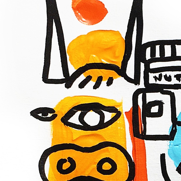 Oeuvres Excerpts Telegram/from Books, painting artwork by Space Raphaël