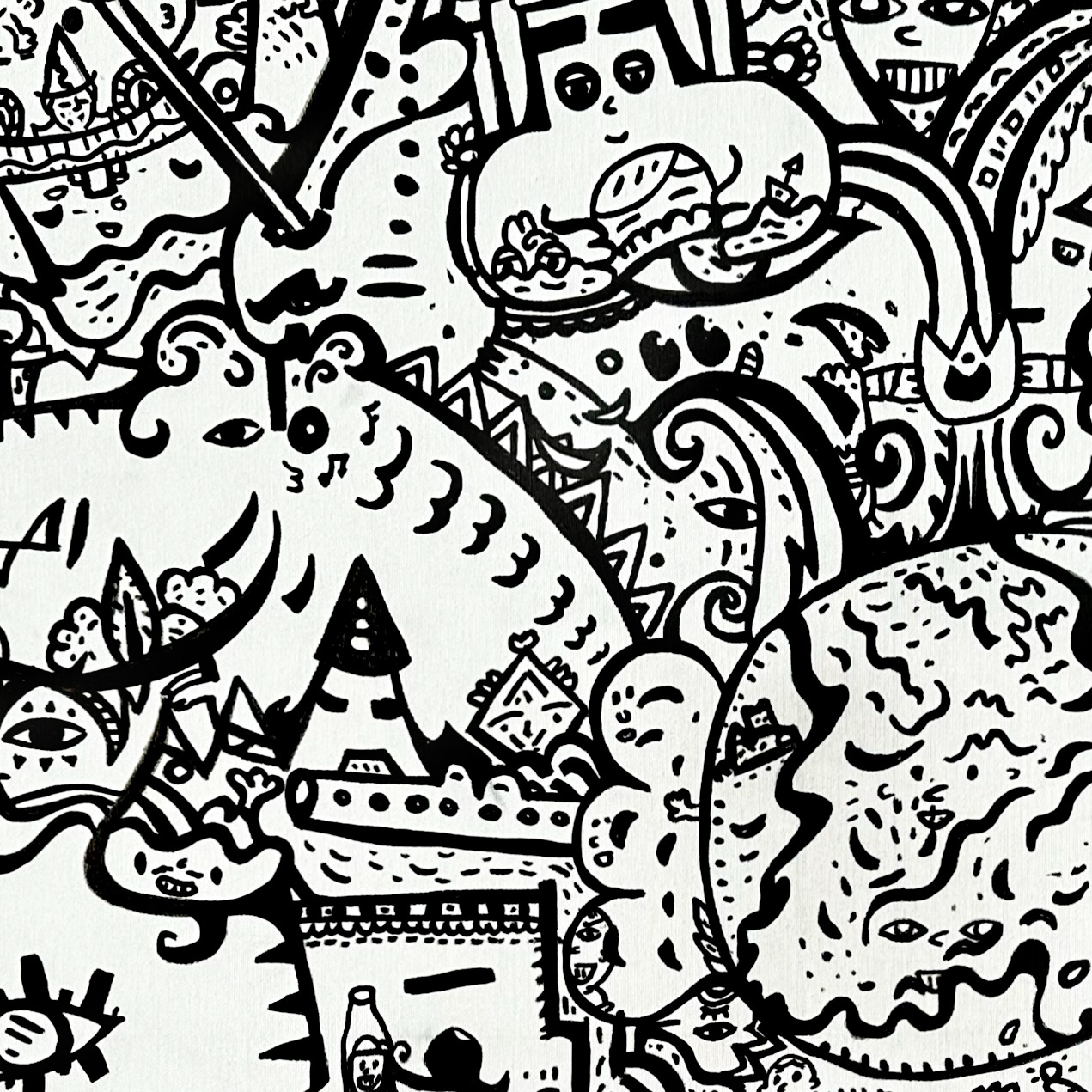 Oeuvres Excerpts Telegram/harmony 2026, painting artwork by Space Raphaël
