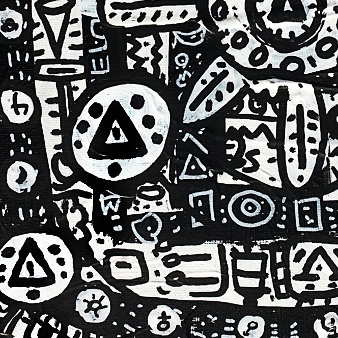 Oeuvres Excerpts Telegram/hymne A La Vie, painting artwork by Space Raphaël