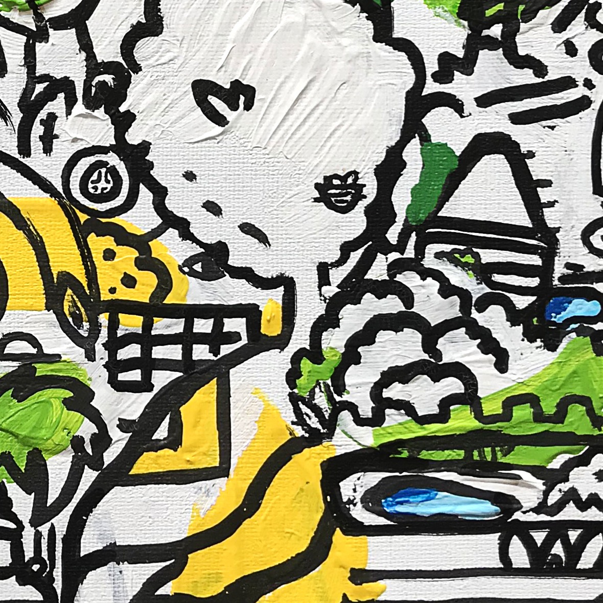 Oeuvres Excerpts Telegram/ippoland, painting artwork by Space Raphaël