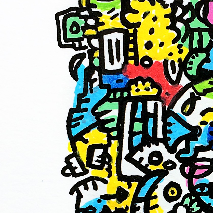 Oeuvres Excerpts Telegram/it Is Business Enterprise, painting artwork by Space Raphaël