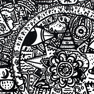 Oeuvres Excerpts Telegram/la Cite Des Reves, painting artwork by Space Raphaël
