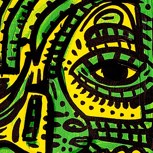 Oeuvres Excerpts Telegram/la Petite Sirene, painting artwork by Space Raphaël