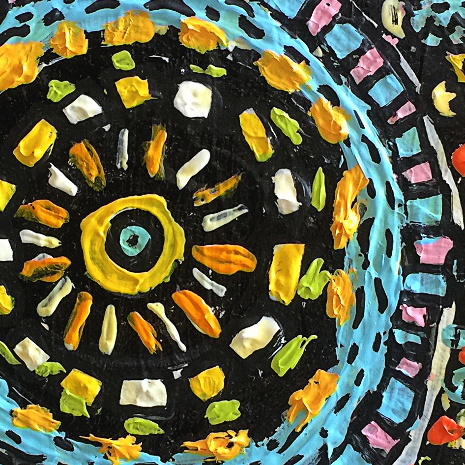 Oeuvres Excerpts Telegram/la Roue Du Temps, painting artwork by Space Raphaël
