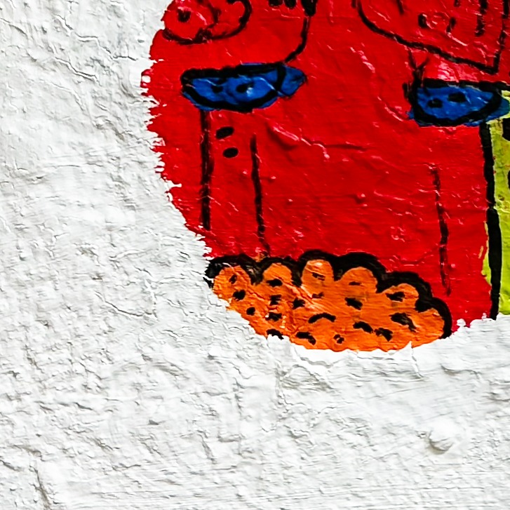 Oeuvres Excerpts Telegram/le Cadre, painting artwork by Space Raphaël