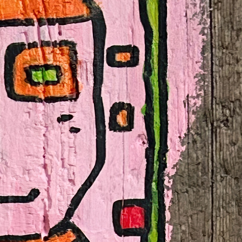 Oeuvres Excerpts Telegram/le Dejeuner Exten, painting artwork by Space Raphaël