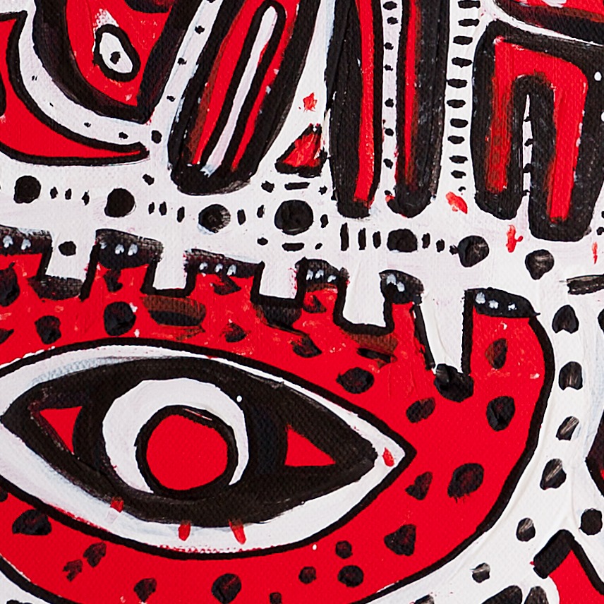 Oeuvres Excerpts Telegram/le Joueur De Musique, painting artwork by Space Raphaël