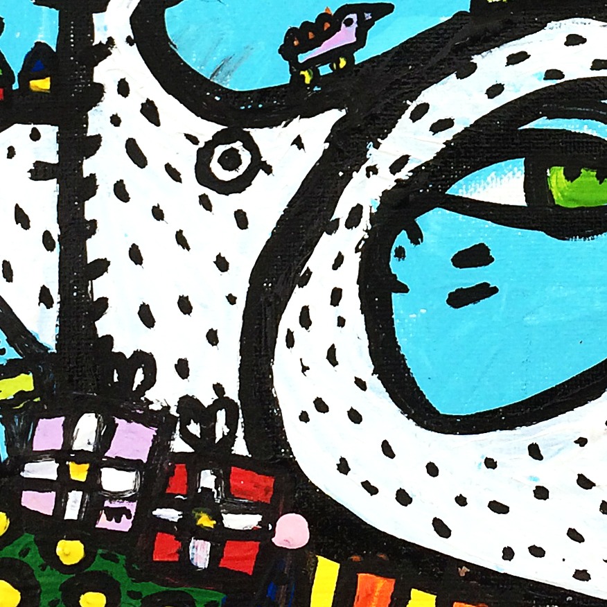 Oeuvres Excerpts Telegram/les Rois Sages, painting artwork by Space Raphaël