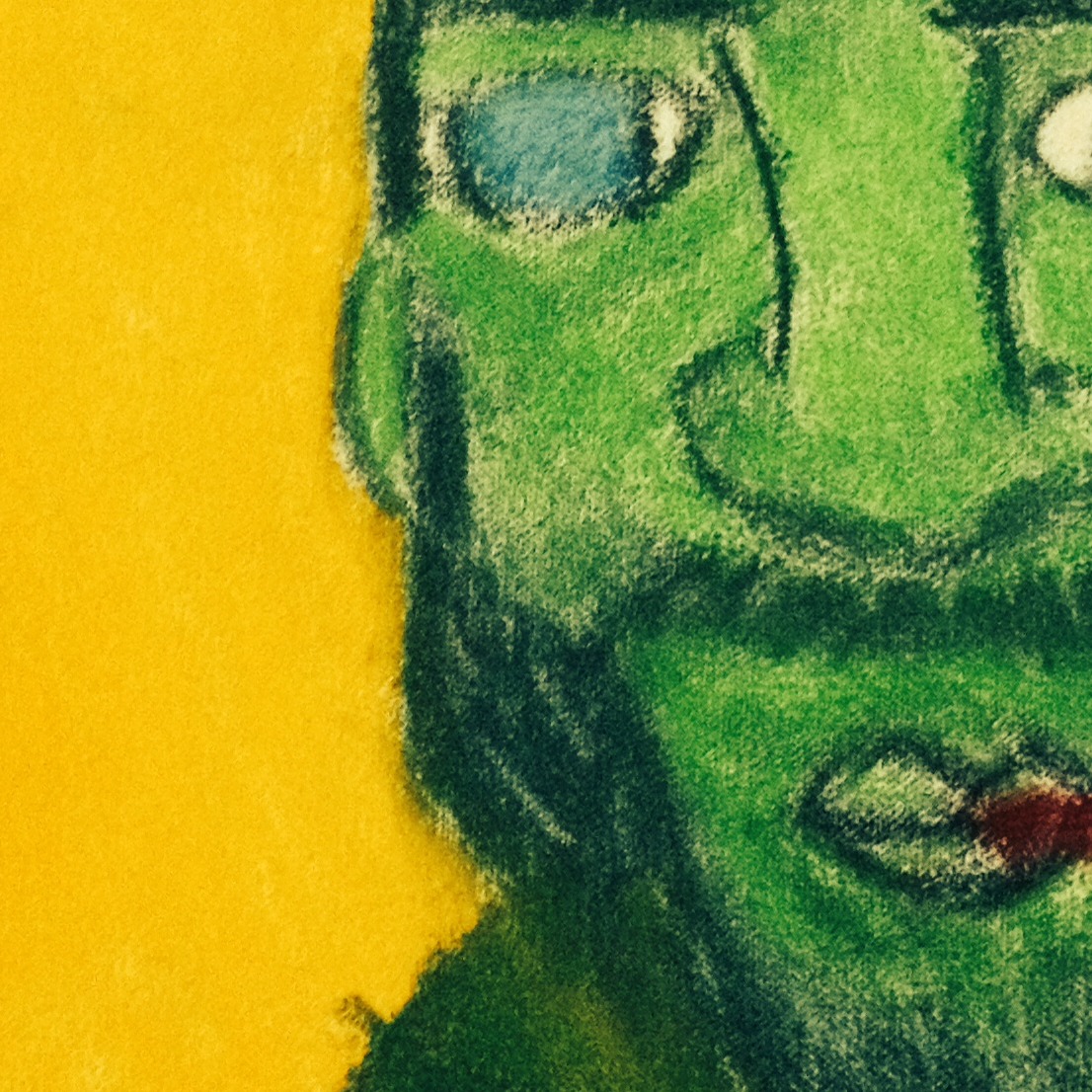 Oeuvres Excerpts Telegram/lhomme Au Cigare 2, painting artwork by Space Raphaël