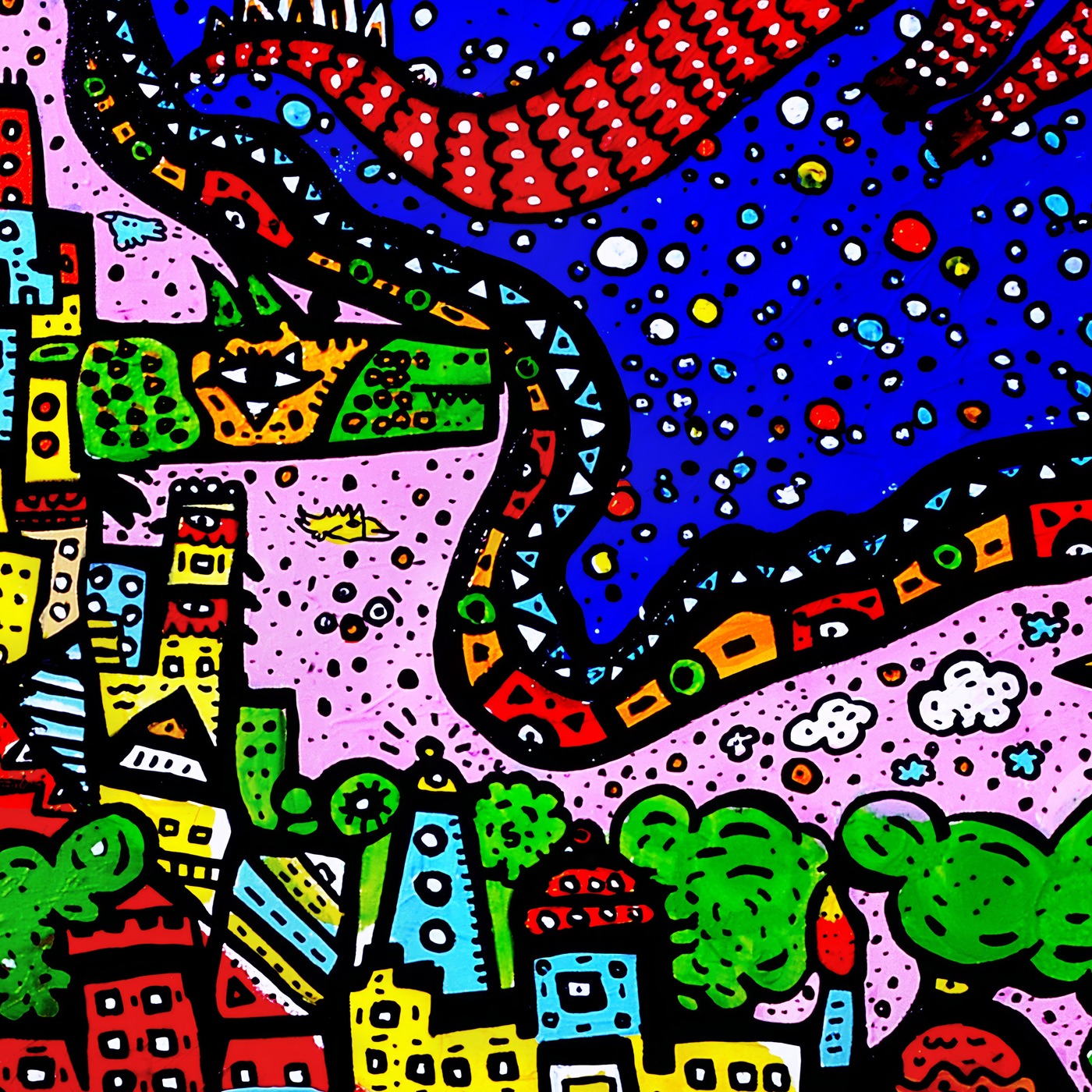 Oeuvres Excerpts Telegram/mapuetos Ext, painting artwork by Space Raphaël