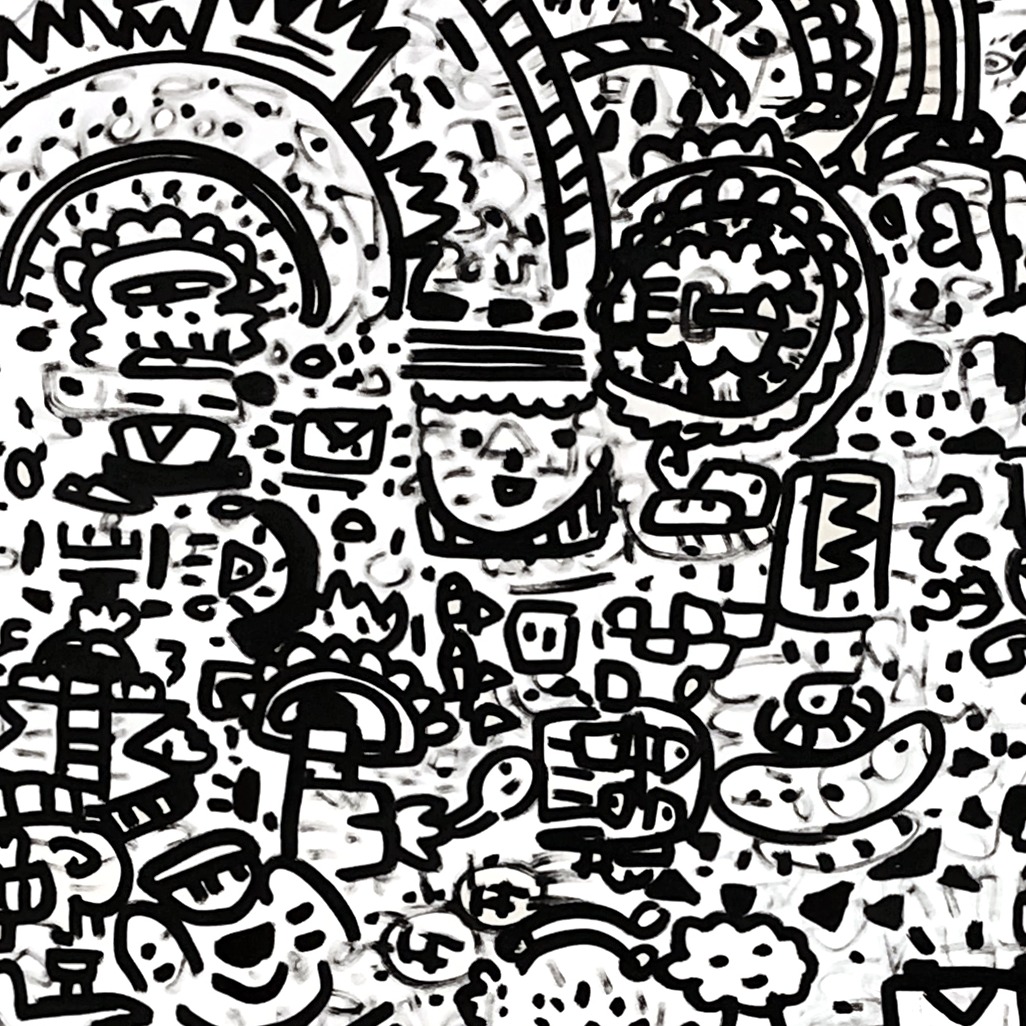 Oeuvres Excerpts Telegram/meya Prosper, painting artwork by Space Raphaël