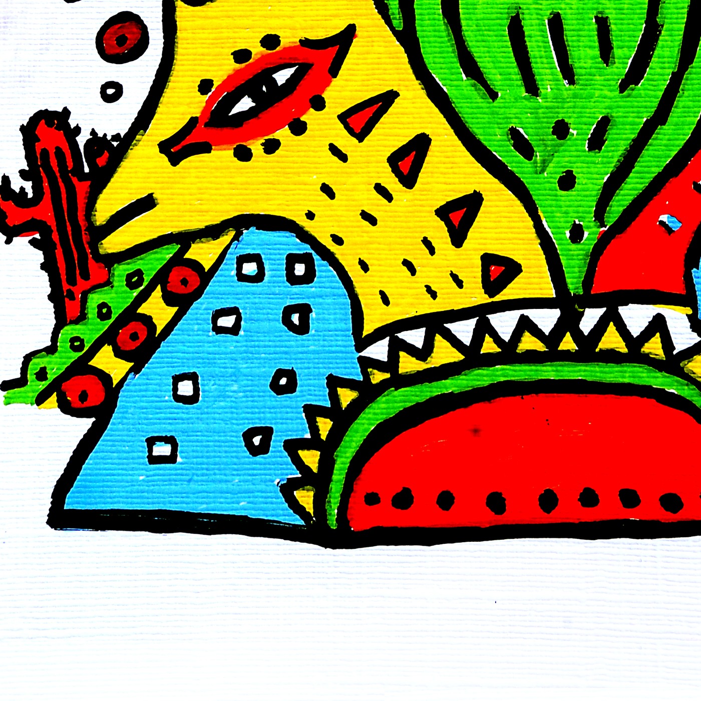 Oeuvres Excerpts Telegram/moise Au Mexique, painting artwork by Space Raphaël