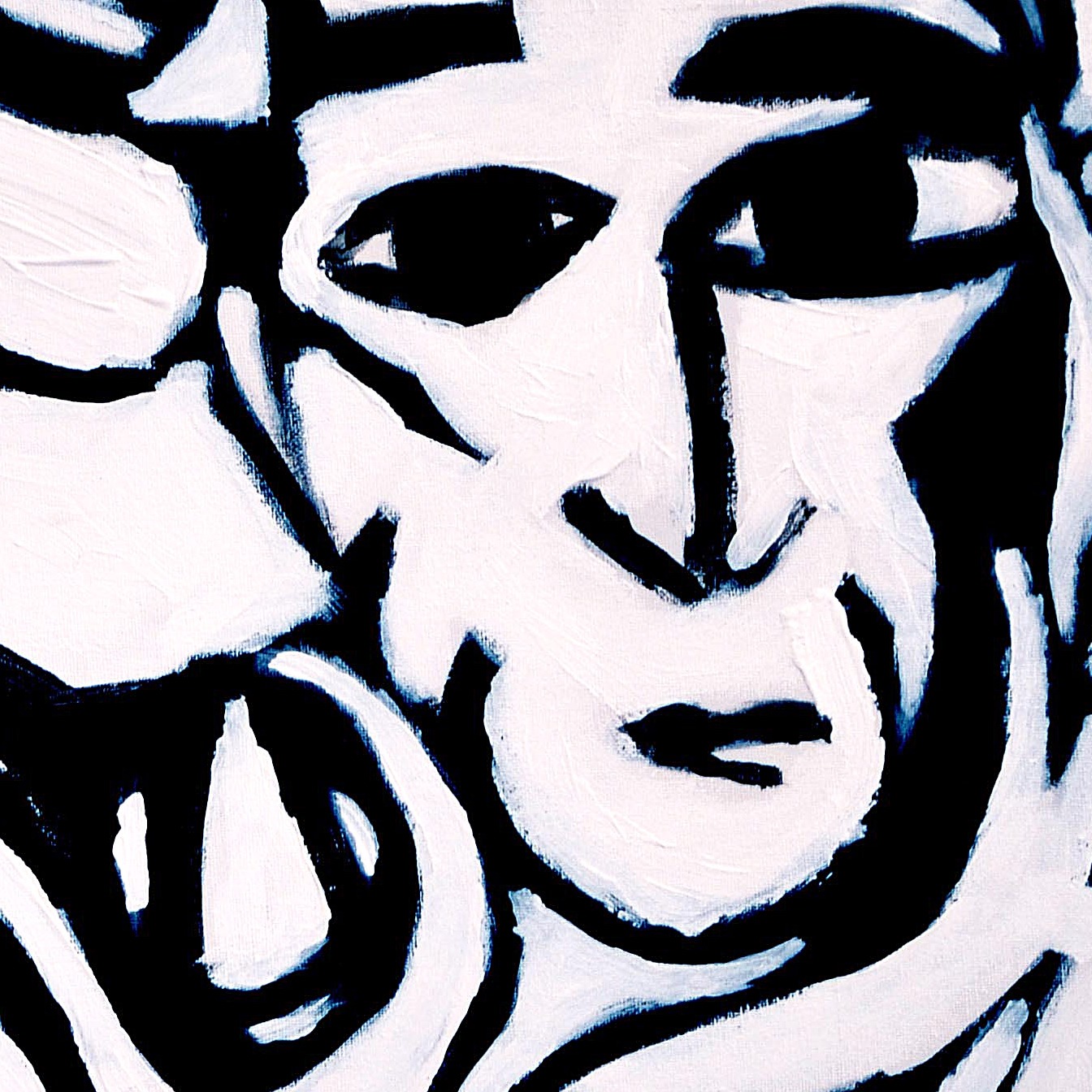 Oeuvres Excerpts Telegram/ne Vous Deplaise, painting artwork by Space Raphaël