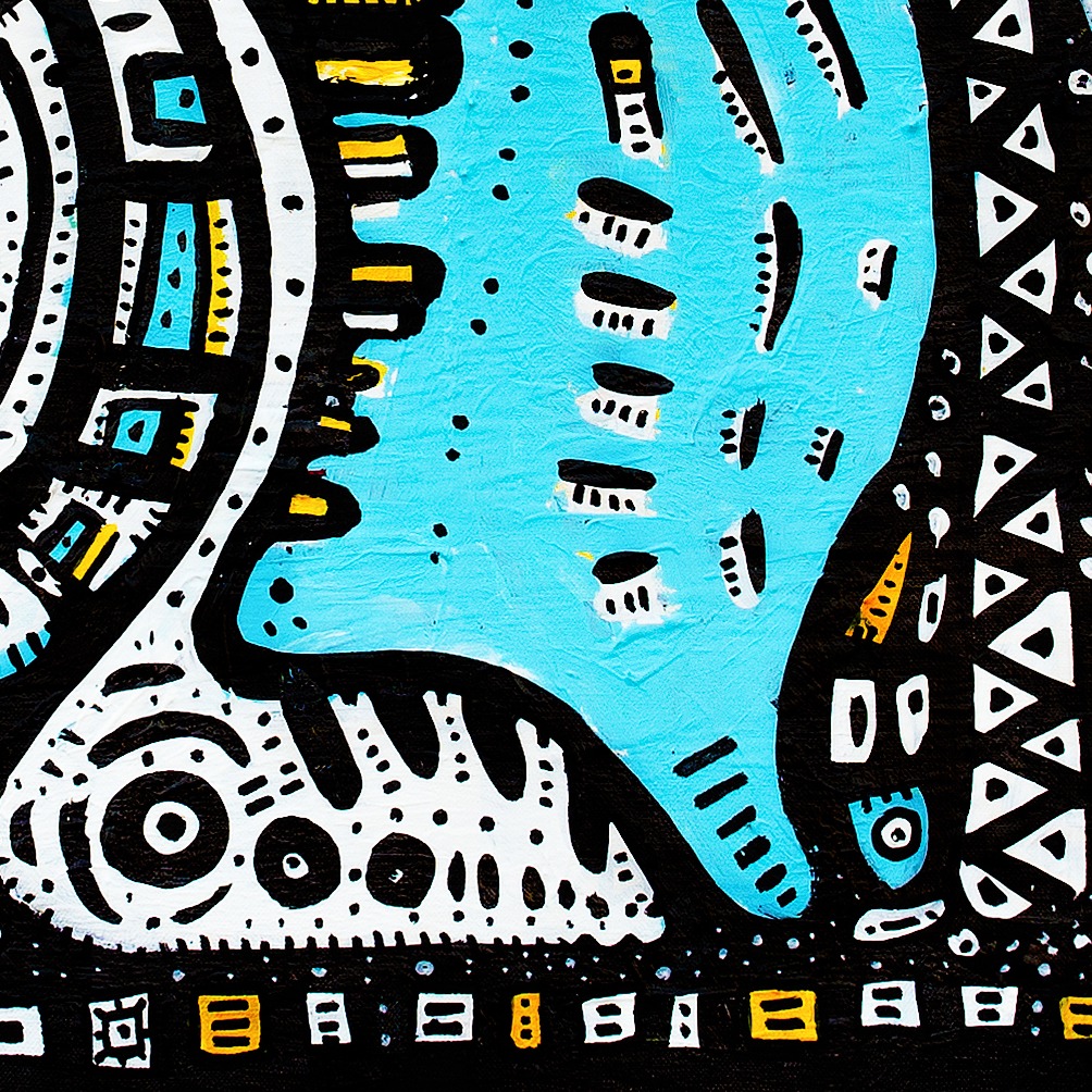 Oeuvres Excerpts Telegram/pegasus, painting artwork by Space Raphaël
