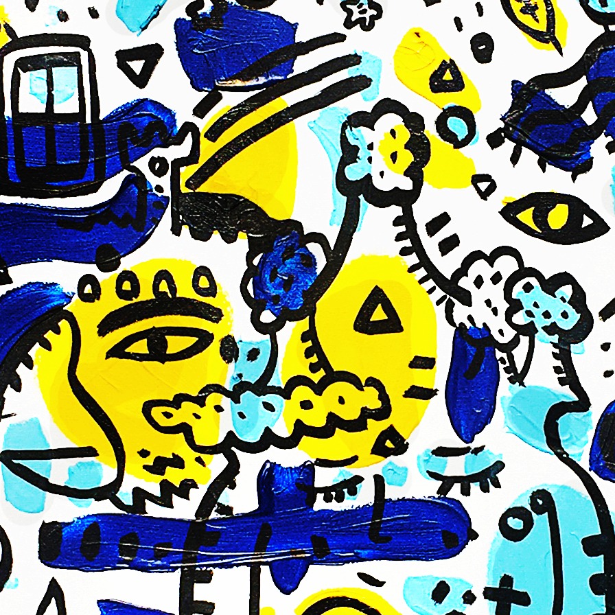 Oeuvres Excerpts Telegram/songe D Une Nuit D Ete, painting artwork by Space Raphaël