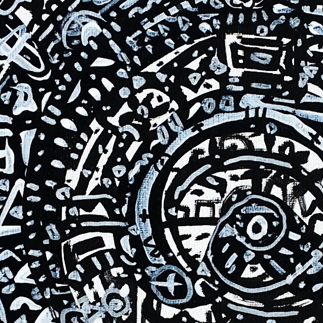 Oeuvres Excerpts Telegram/sunday Evening, painting artwork by Space Raphaël