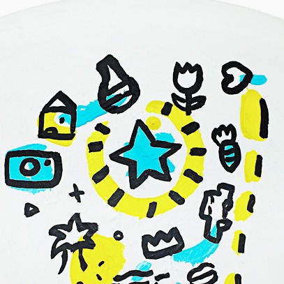 Oeuvres Excerpts Telegram/table Like Home, painting artwork by Space Raphaël