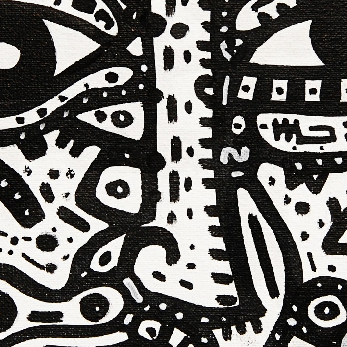 Oeuvres Excerpts Telegram/tete D Homme, painting artwork by Space Raphaël