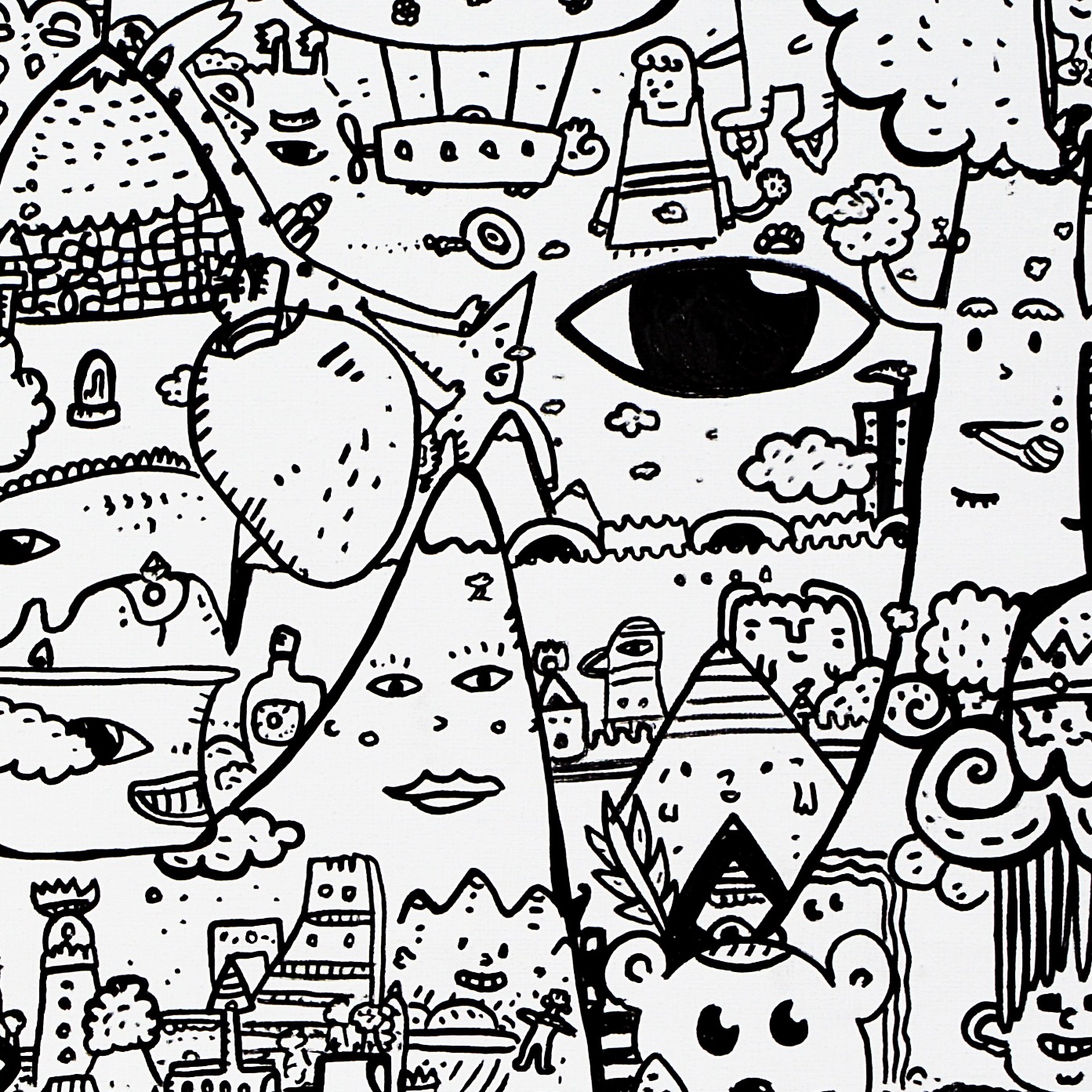 Oeuvres Excerpts Telegram/the Art Of Living, painting artwork by Space Raphaël