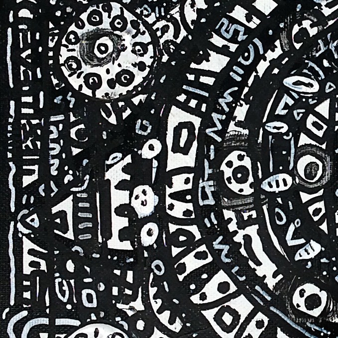 Oeuvres Excerpts Telegram/the Essence Of Humanity, painting artwork by Space Raphaël