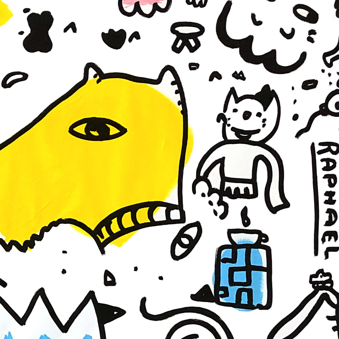 Oeuvres Excerpts Telegram/vargas, painting artwork by Space Raphaël