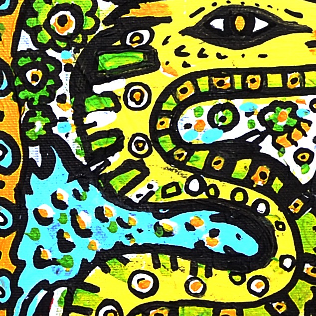 Oeuvres Excerpts Telegram/watchit, painting artwork by Space Raphaël