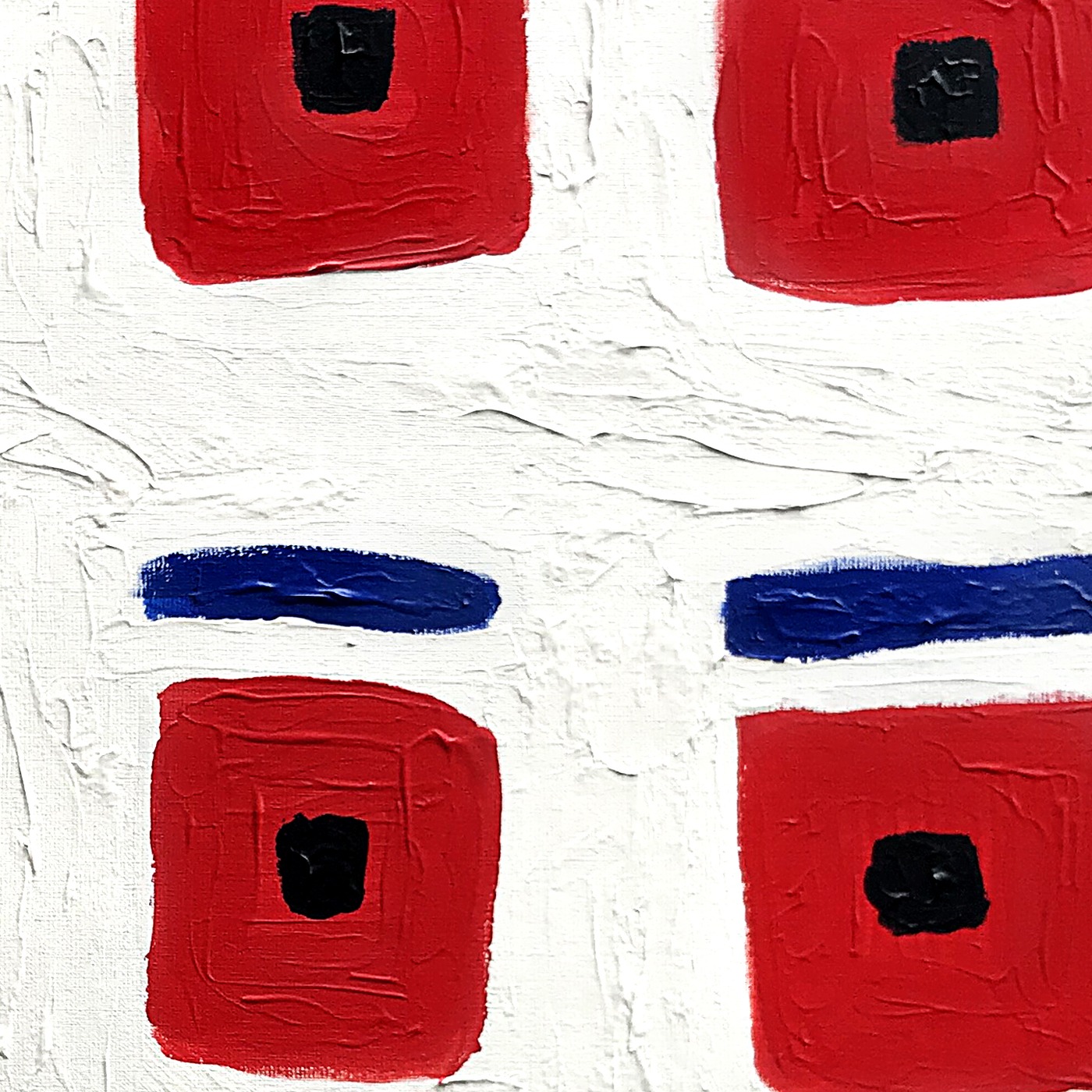 Oeuvres Excerpts Telegram/white Snow, painting artwork by Space Raphaël