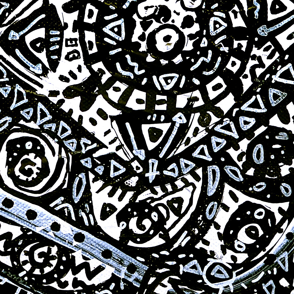 Oeuvres Excerpts Telegram/winter Morning, painting artwork by Space Raphaël